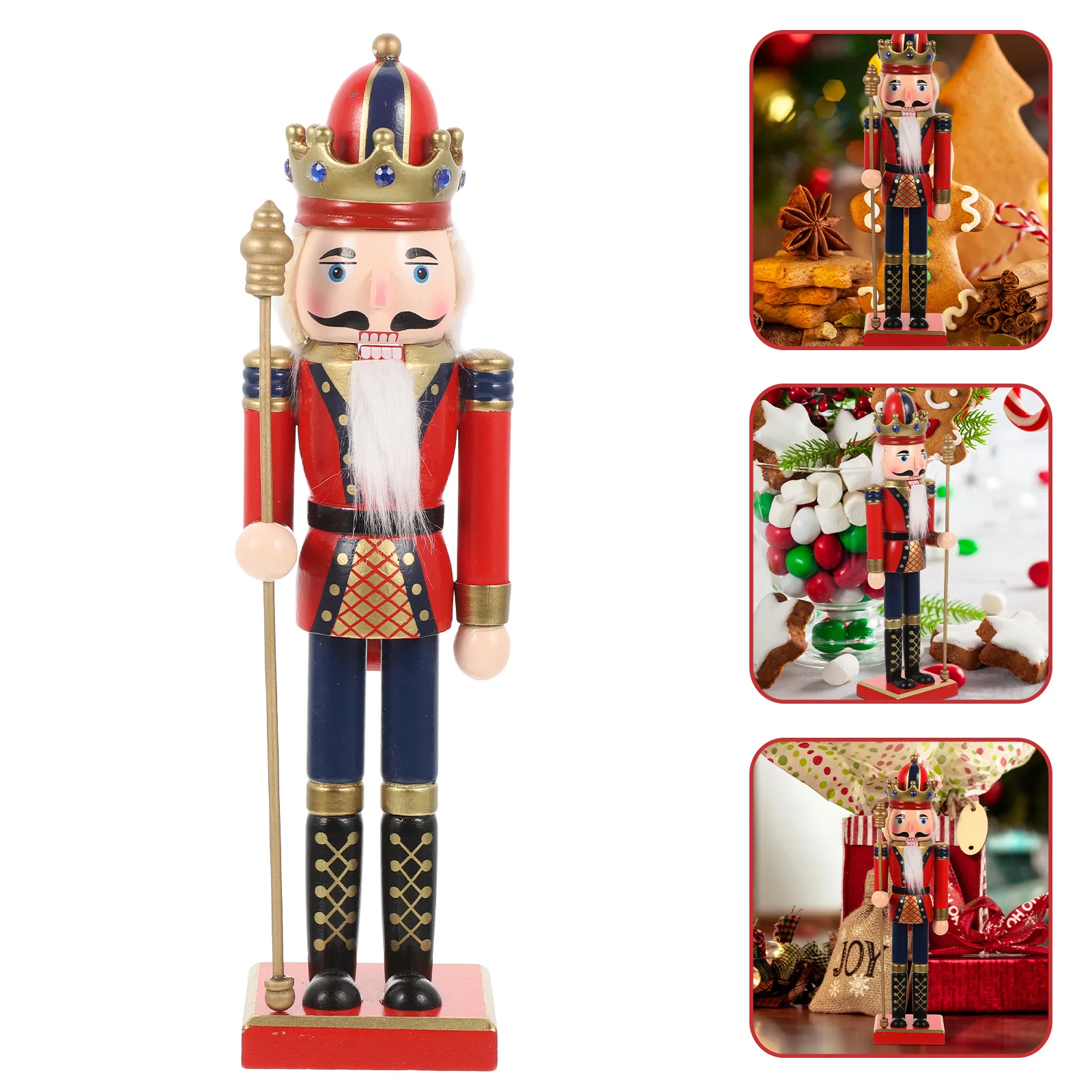 Table Top Decor Nutcracker Dolls Wooden Puppet Xmas Party Supplies Set Ornament Nutcrackers Christmas Music box
Table Top Decor Nutcracker Dolls Wooden Puppet Xmas Party Supplies Set Ornament Nutcrackers Christmas Music box