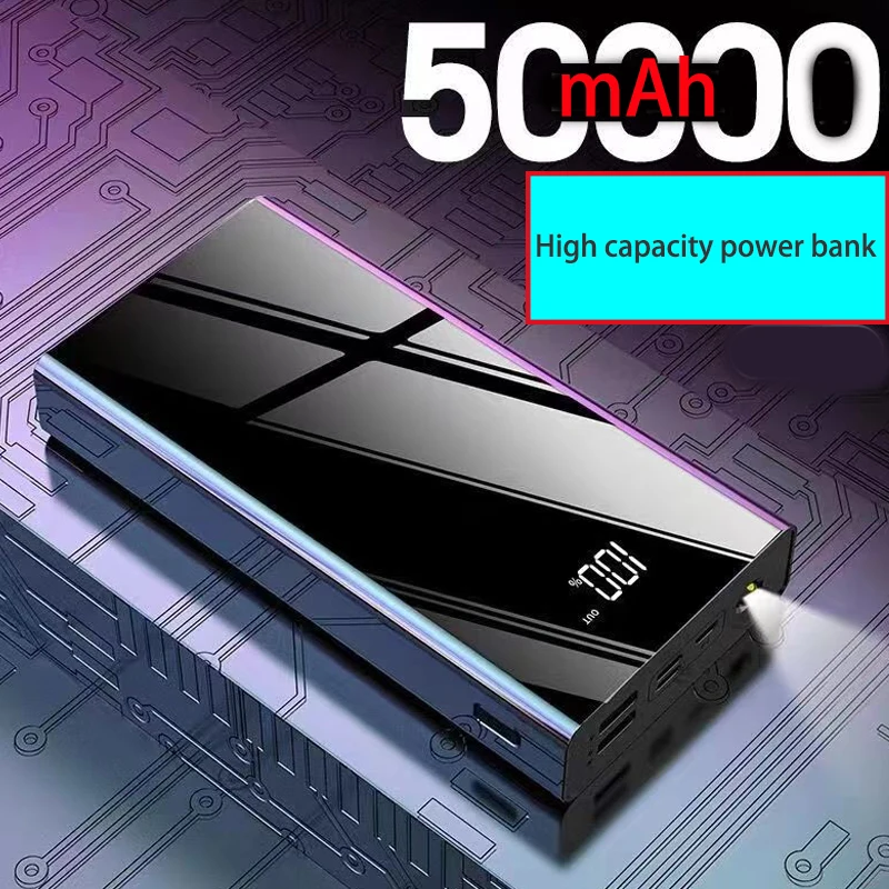 100% Original Power Bank 50000mAh Power Bank 40000/30000/20000mAh Large Capacity Mobile Power Phone Universal
100% Original Power Bank 50000mAh Power Bank 40000/30000/20000mAh Large Capacity Mobile Power Phone Universal
