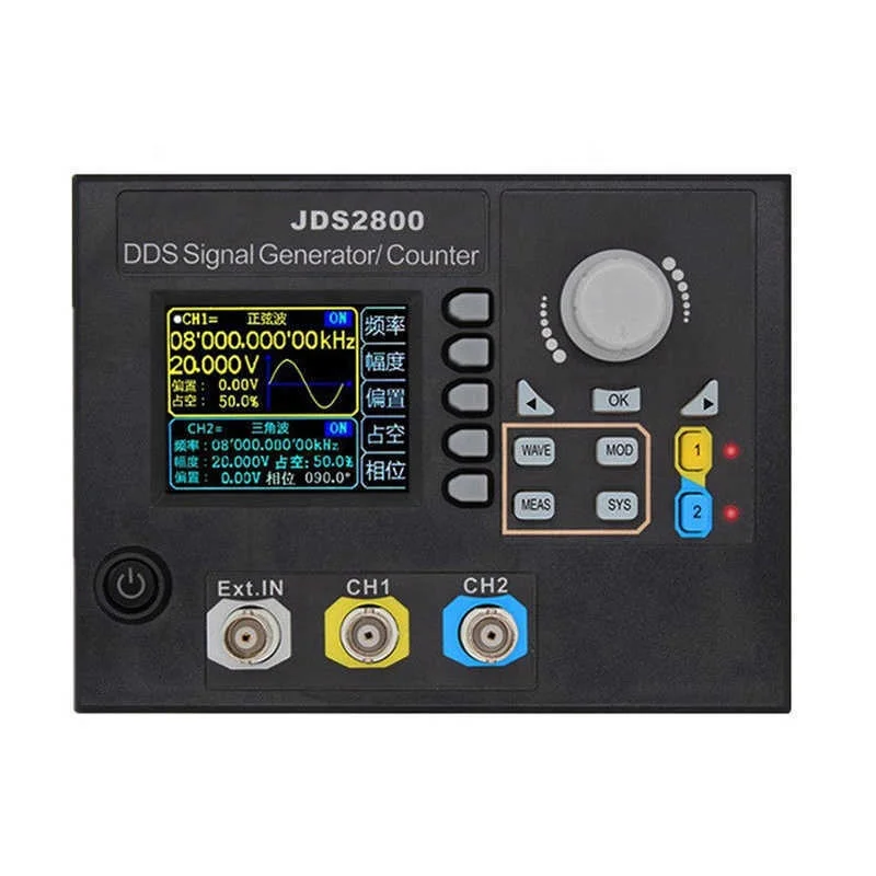 

JDS2800 40MHz Digital Dual Channel Arbitrary Waveform Pulse Signal Counter DDS Function Generator