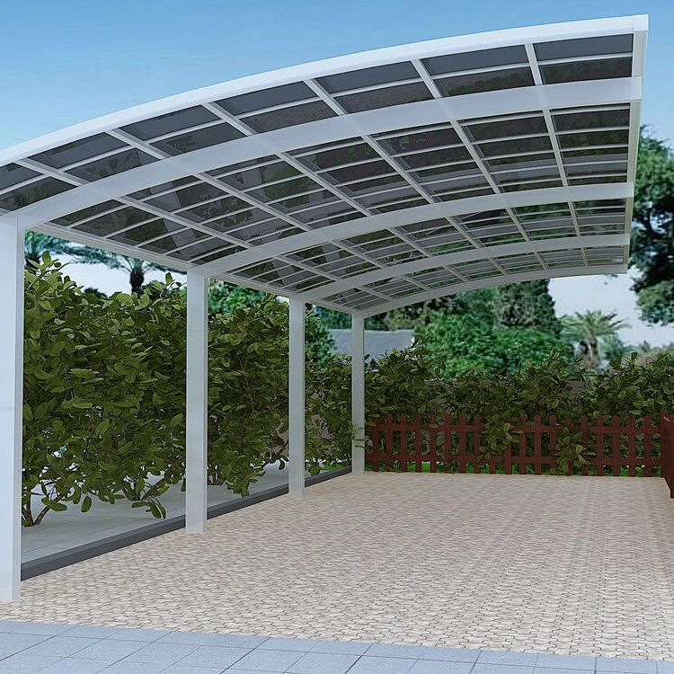 Hot Sales Double Car Garage Used for Garden Aluminium Frame Polycarbonate Anti UV Roof Carport for Wholesale
Hot Sales Double Car Garage Used for Garden Aluminium Frame Polycarbonate Anti UV Roof Carport for Wholesale