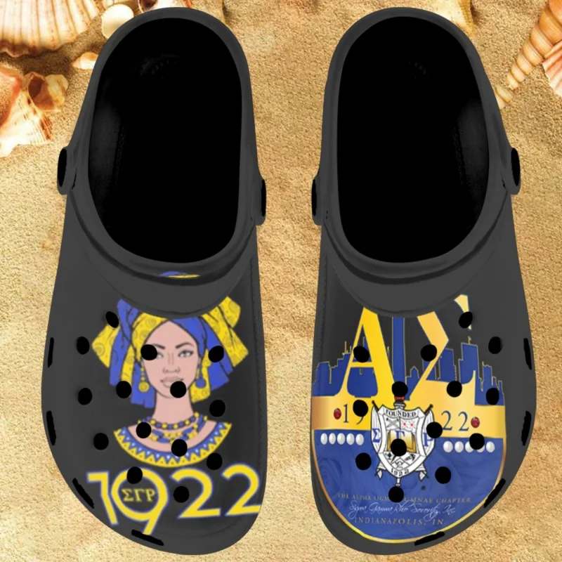 Twoheartsgirl Sigma Gamma Rho Summer Women's Hole Sandals Comfortable Beach Falt Slippers Soft Sole Wading Shoes Chaussure Homme
Twoheartsgirl Sigma Gamma Rho Summer Women's Hole Sandals Comfortable Beach Falt Slippers Soft Sole Wading Shoes Chaussure Homme