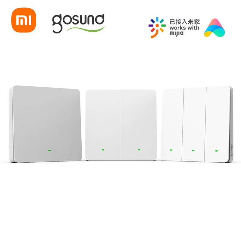 Умный настенный выключатель Xiaomi gosund, дистанционное управление, Wi-Fi, беспроводная клавиша, противопожарная техника, нейтральная работа с при...
Умный настенный выключатель Xiaomi gosund, дистанционное управление, Wi-Fi, беспроводная клавиша, противопожарная техника, нейтральная работа с при...