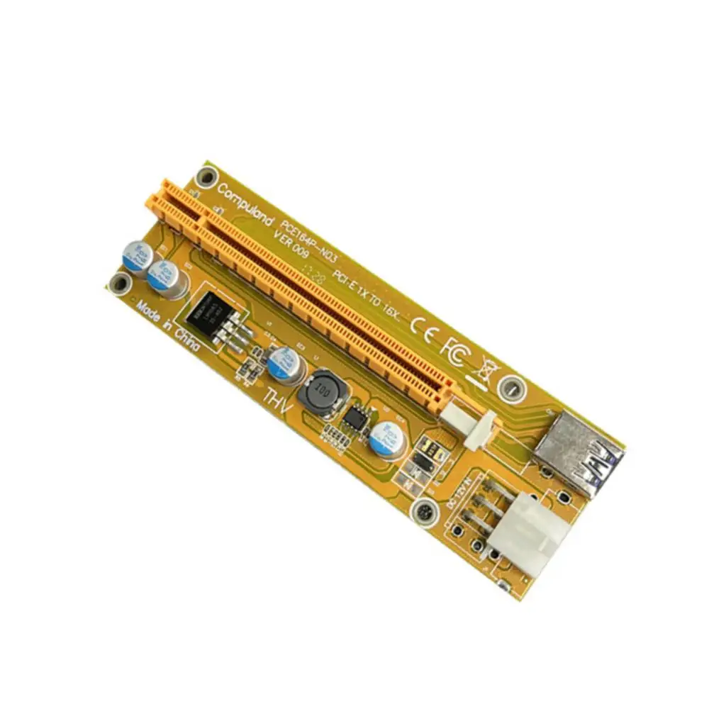 High Speed Sata 15pin Male To 6pin Adapter 1-slot Pci-e 1x Riser Card 4x Fp Solid Capacitors With 2 Led Light High Quality 6pin
High Speed Sata 15pin Male To 6pin Adapter 1-slot Pci-e 1x Riser Card 4x Fp Solid Capacitors With 2 Led Light High Quality 6pin