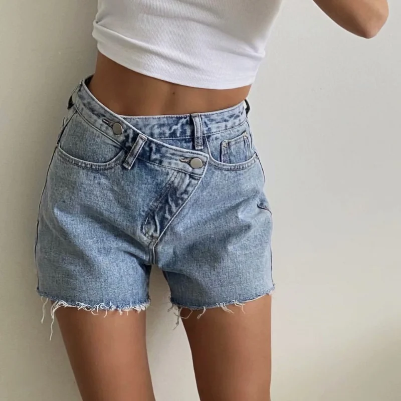 New Vintage Tassel Blue Denim Shorts Women Casual High Waist Bottoms 2022 Summer Streetwear Fashion Solid Color Jeans Shorts
New Vintage Tassel Blue Denim Shorts Women Casual High Waist Bottoms 2022 Summer Streetwear Fashion Solid Color Jeans Shorts
