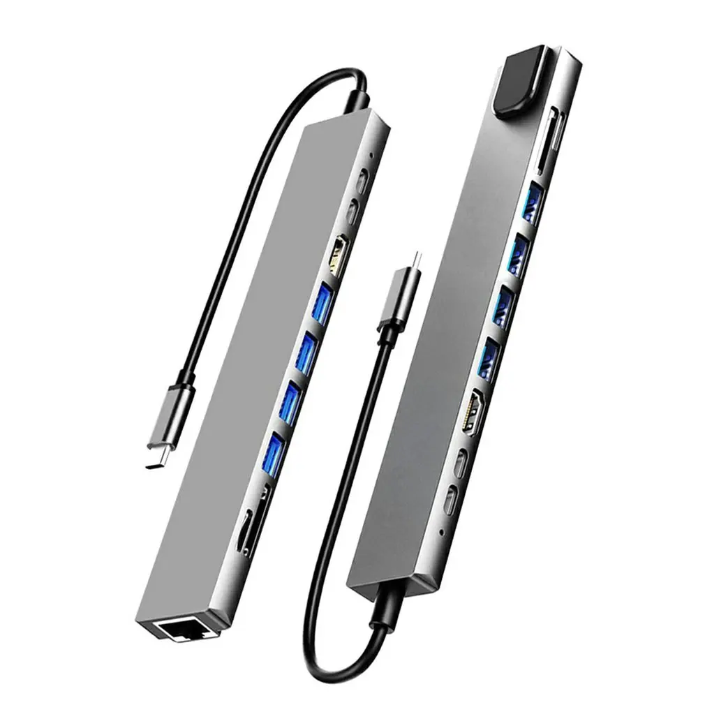 USB-концентратор типа C 4K HDMI, устройство для чтения TF-карт RJ45, быстрая зарядка PD, док-станция 10 в 1 для MacBook Air Pro, хаб для ПК
USB-концентратор типа C 4K HDMI, устройство для чтения TF-карт RJ45, быстрая зарядка PD, док-станция 10 в 1 для MacBook Air Pro, хаб для ПК