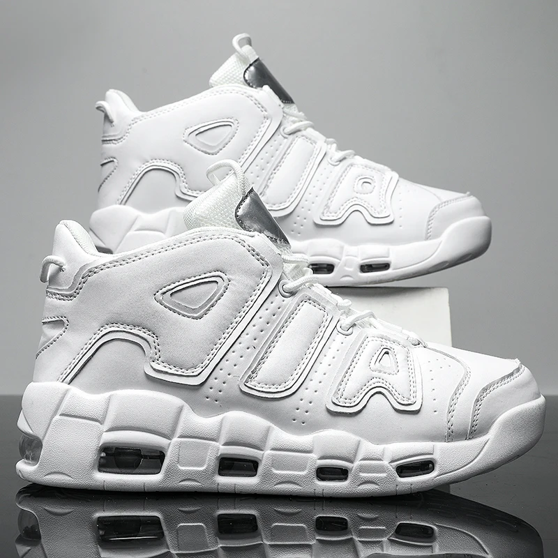 Баскетбольная обувь с высоким верхом, обувь с воздушной подушкой, Спортивная мужская обувь, Нескользящие износостойкие амортизирующие кроссовки большого размера
Баскетбольная обувь с высоким верхом, обувь с воздушной подушкой, Спортивная мужская обувь, Нескользящие износостойкие амортизирующие кроссовки большого размера