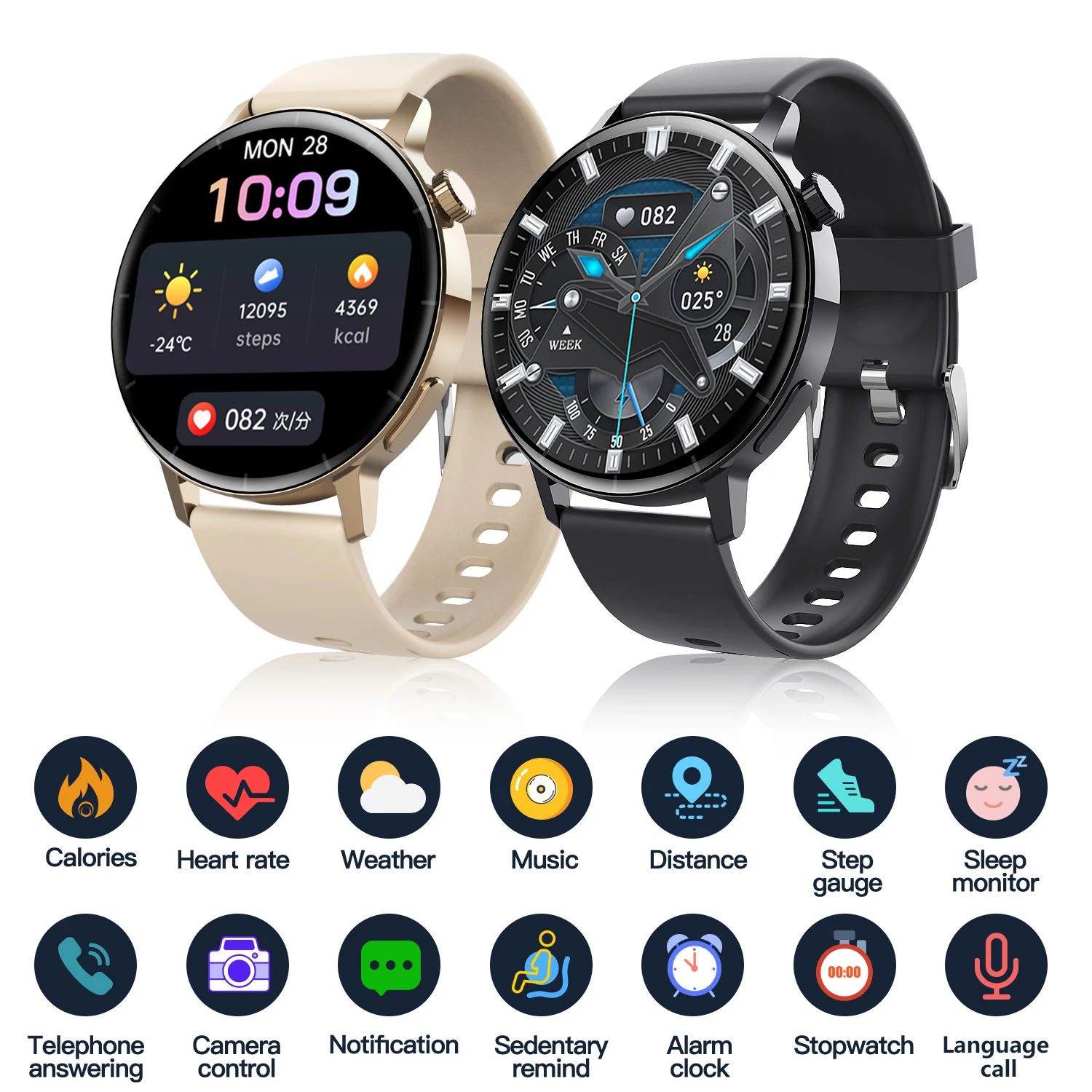 

Xiaomi F22R Smartwatch For Measuring Blood Sugar Sports Watch For Heart Rate Blood Pressure Waterproof Women's Electronic Watch