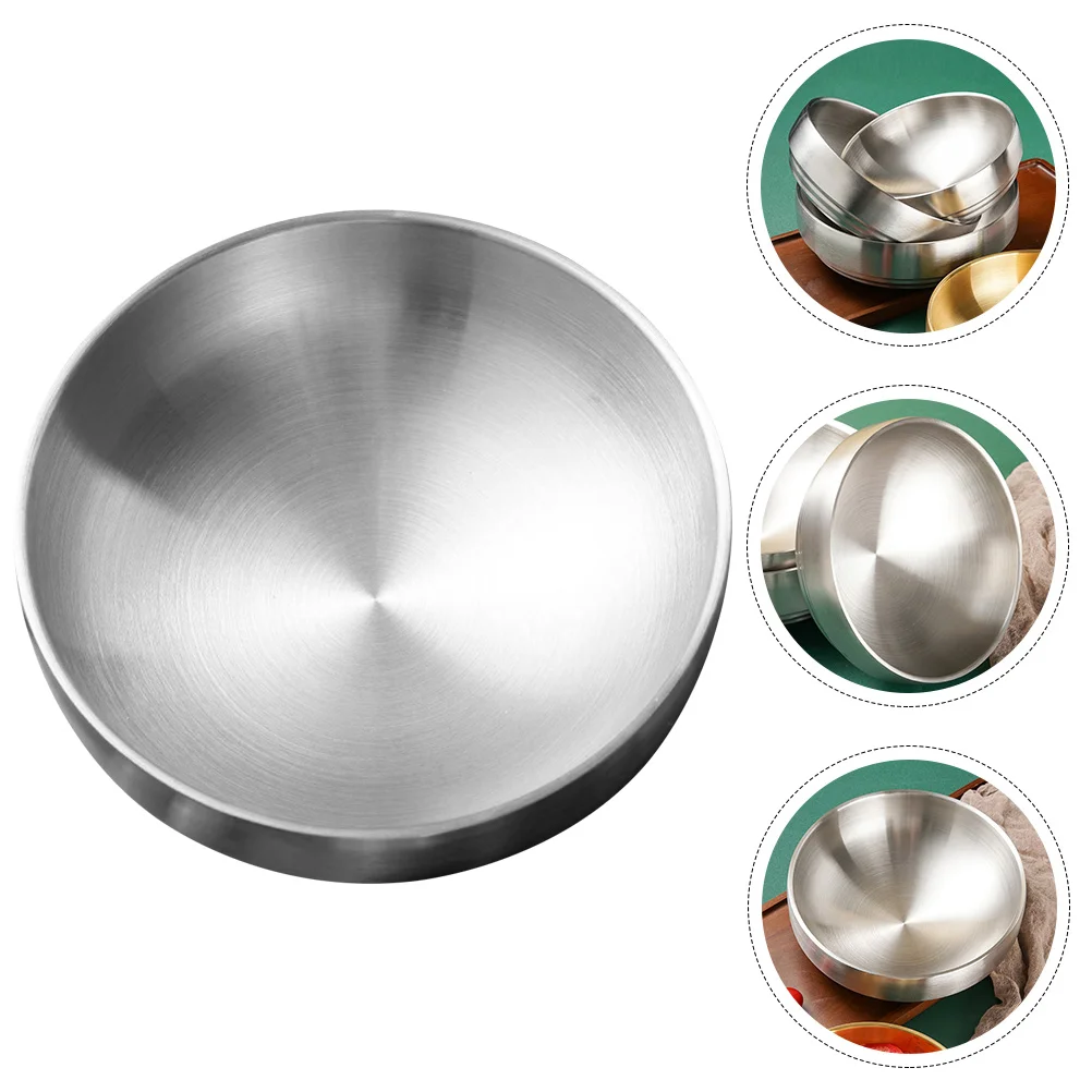 Bowl Steel Stainless Noodle Bowls Soup Ramen Serving Salad Japanese Mixing Dish Snack Plates Metal Instant Cereal Pasta Rice
Bowl Steel Stainless Noodle Bowls Soup Ramen Serving Salad Japanese Mixing Dish Snack Plates Metal Instant Cereal Pasta Rice