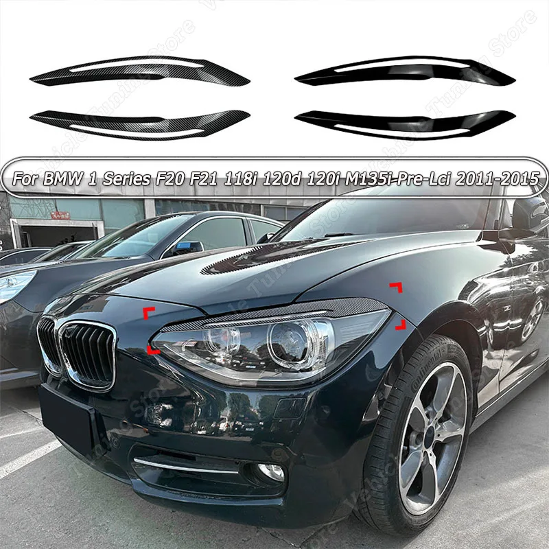 For BMW 1 Series F20 F21 118i 120d 120i M135i Pre-Lci 2011-2015 Car Front Headlight Eyebrow Eyelids Stickers Gloss Black ABS
For BMW 1 Series F20 F21 118i 120d 120i M135i Pre-Lci 2011-2015 Car Front Headlight Eyebrow Eyelids Stickers Gloss Black ABS