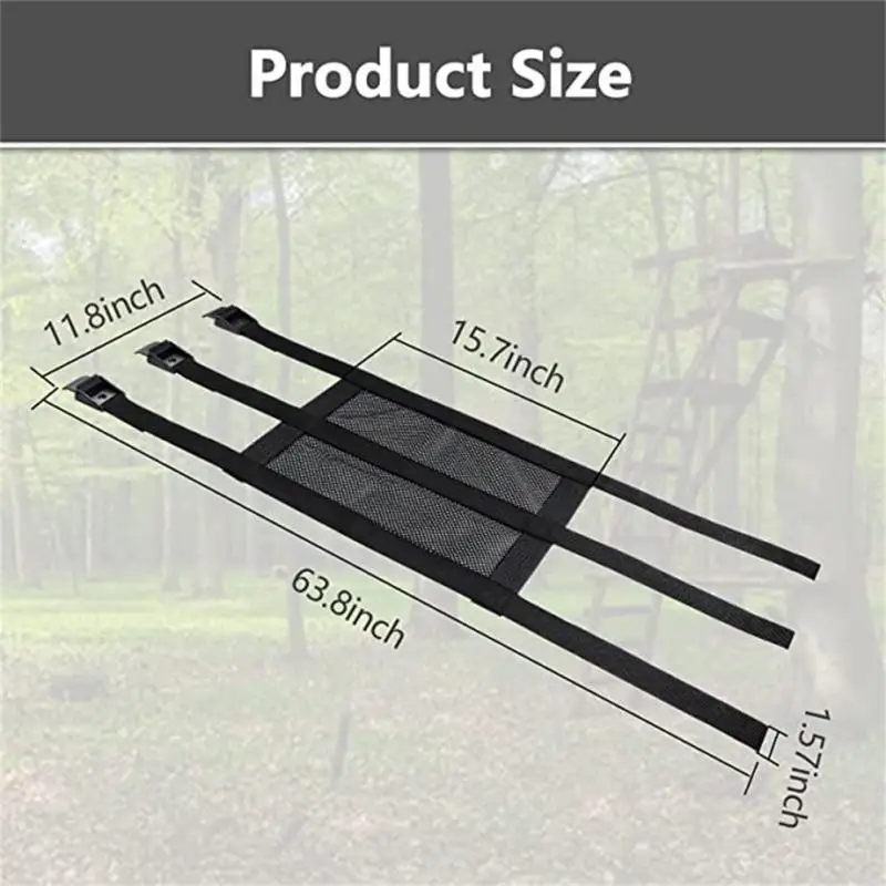 Nylon Hunting Seat Accessories Breathable Adjustable Self-locking Buckle Tree Frame Seat Universal Hunting Climbing Bracket
Nylon Hunting Seat Accessories Breathable Adjustable Self-locking Buckle Tree Frame Seat Universal Hunting Climbing Bracket