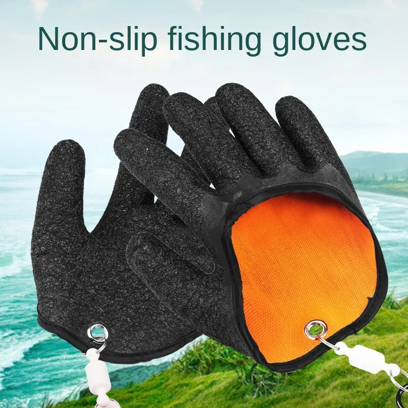Non-slip Latex Gloves for Catching Fish Stab-proof Puncture-proof Waterproof Magnetic Woven Fishing Gloves Fishing Gear Supplies
Non-slip Latex Gloves for Catching Fish Stab-proof Puncture-proof Waterproof Magnetic Woven Fishing Gloves Fishing Gear Supplies