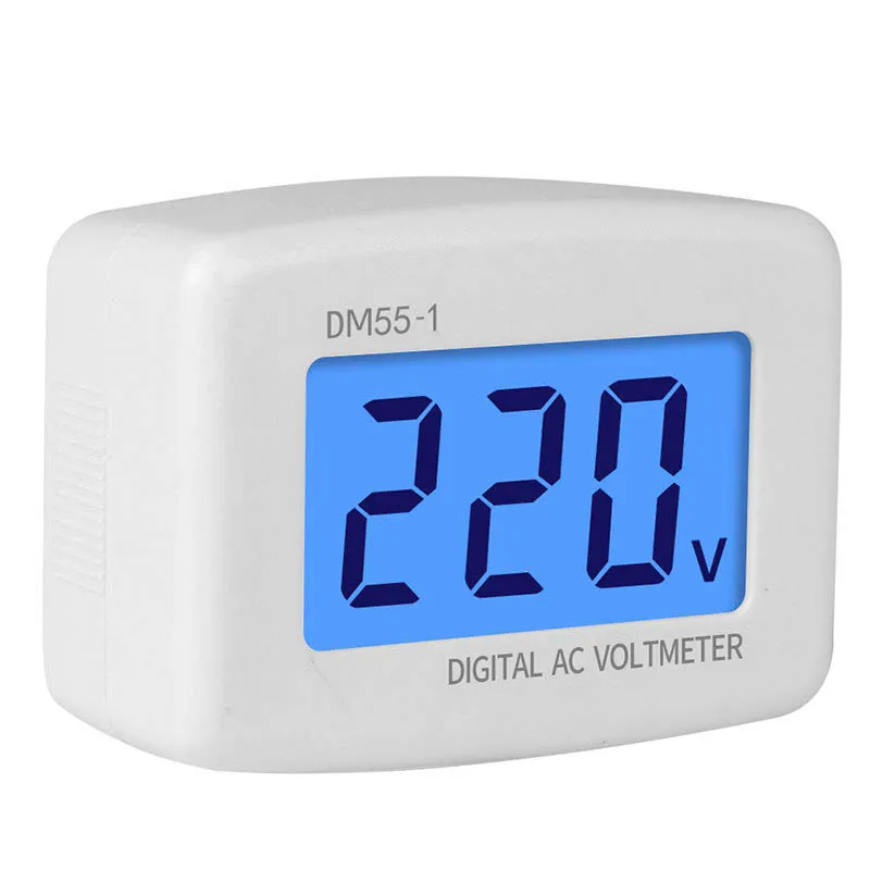 AC 110V 220V Voltage Tester Meter Header AC 80-300V LCD Digital AC Voltmeter EU/US Plug Volt Meter Socket
AC 110V 220V Voltage Tester Meter Header AC 80-300V LCD Digital AC Voltmeter EU/US Plug Volt Meter Socket