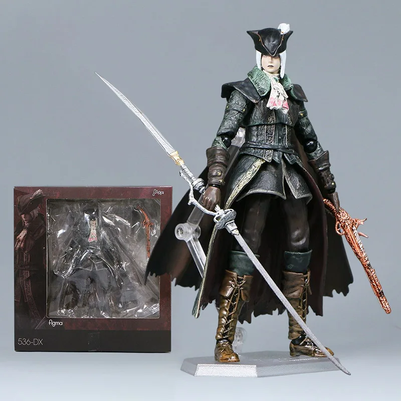 

Figma 536 DX Bloodborne Action Figure Toys Figuras Anime The Old Hunters Figma Lady Maria Of The Astral Clocktower Model Gift