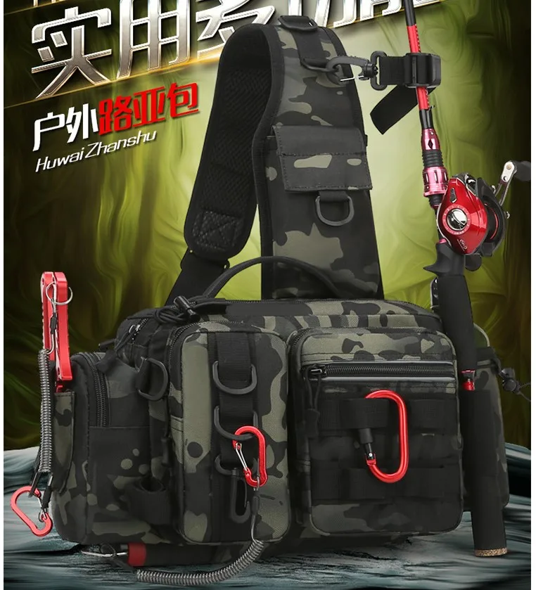 NEW Tactical Shoulder Backpack,Sling Fishing Tackle Bag Outdoor Fishing Storage Pack Hunting Shoulder
NEW Tactical Shoulder Backpack,Sling Fishing Tackle Bag Outdoor Fishing Storage Pack Hunting Shoulder