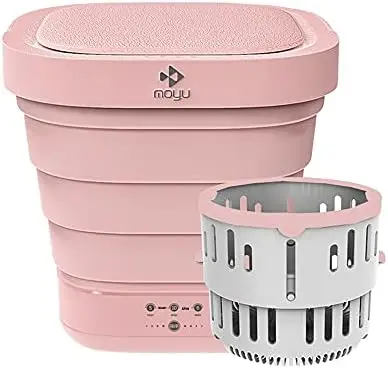Washing Machine Folding Mini Washer For Small Items Of Clothing Like Baby Clothes Underwear Bra Sock (Pink), GENESIX003
Washing Machine Folding Mini Washer For Small Items Of Clothing Like Baby Clothes Underwear Bra Sock (Pink), GENESIX003