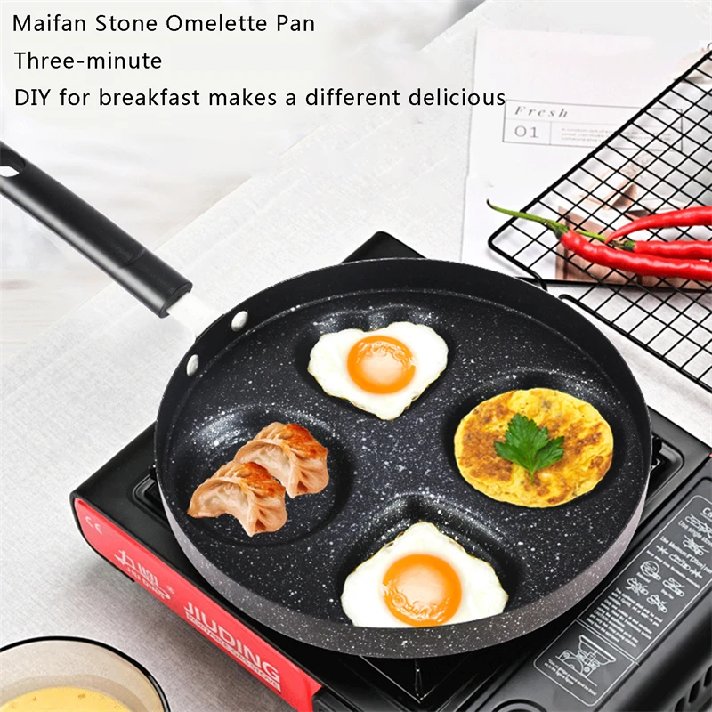Four-hole Frying Pot Omelet Pan Non-stick Egg Pancake Steak Pan Cooking Egg Ham Pans Breakfast Maker
Four-hole Frying Pot Omelet Pan Non-stick Egg Pancake Steak Pan Cooking Egg Ham Pans Breakfast Maker