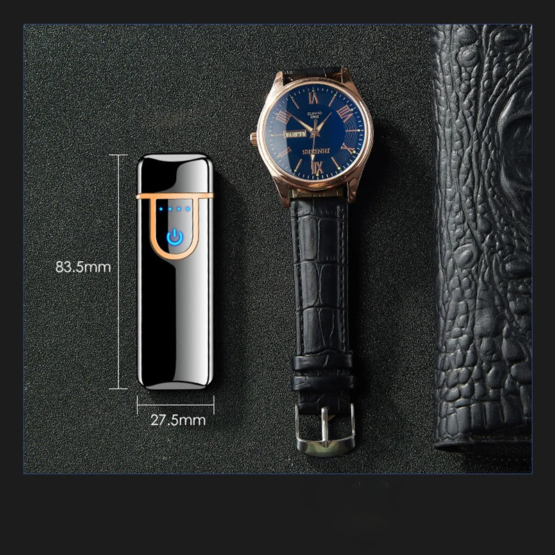 USB Portable Windproof Touch Induction Charging Heating Wire Lighter Smoking Accessories Technology Gadgets Men Accessories
USB Portable Windproof Touch Induction Charging Heating Wire Lighter Smoking Accessories Technology Gadgets Men Accessories