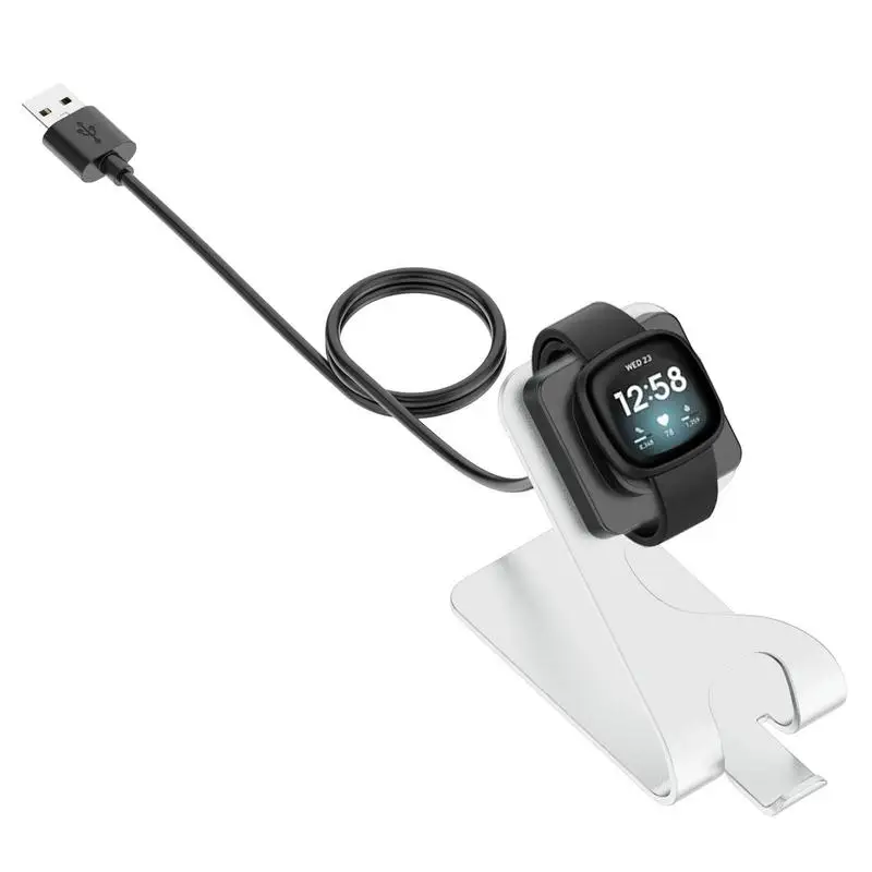 Versa4 Charger Stand Replacement Sense USB Charging Cable Dock Station Base Cradle For Fitbit3Versa 4/3 Sense Smart Watches
Versa4 Charger Stand Replacement Sense USB Charging Cable Dock Station Base Cradle For Fitbit3Versa 4/3 Sense Smart Watches