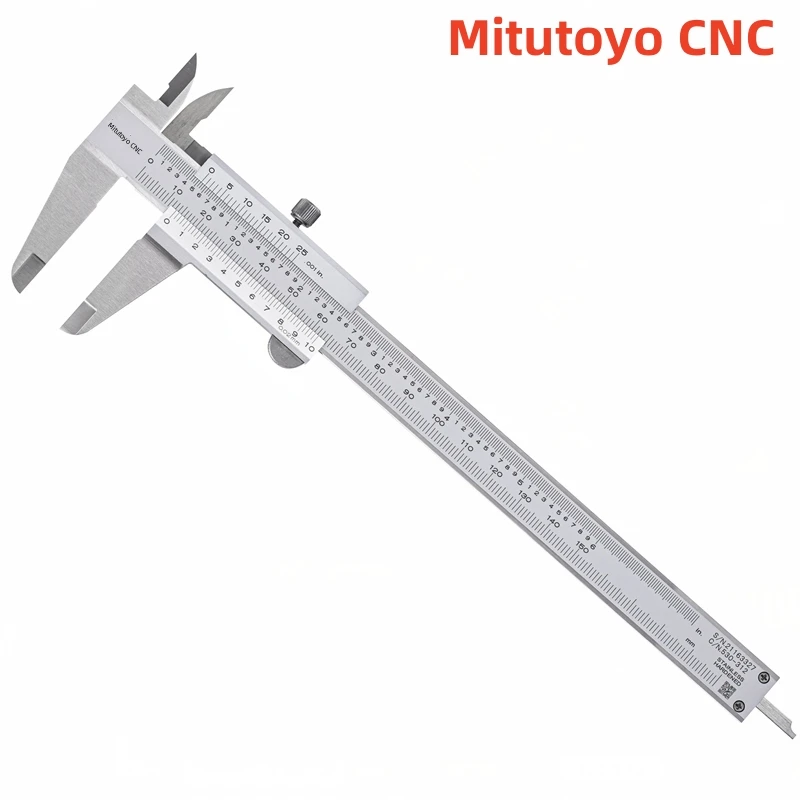 

Mitutoyo CNC Brand Vernier Caliper 530-118 8" 0-200mm Metal Vernier Calipers Inside Outside Depth Step Measurements Tool Metric