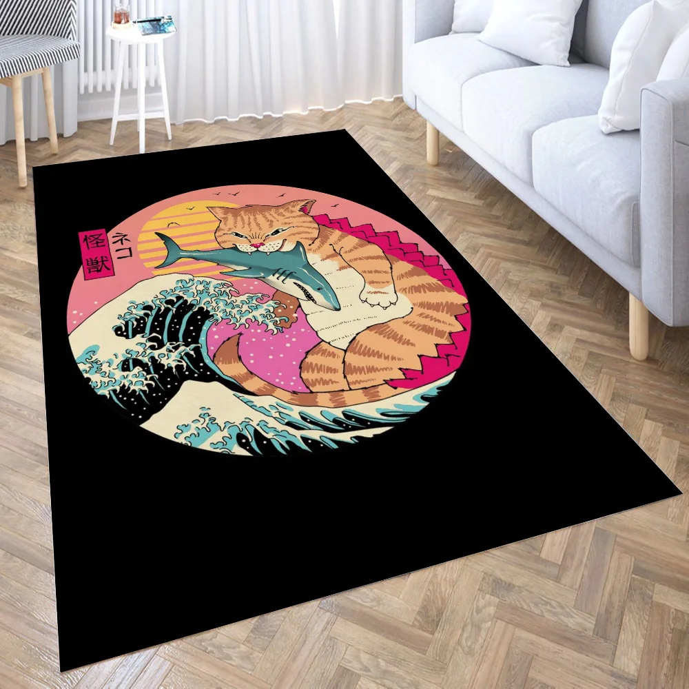 Neko Wave Kaiju 3D Carpet Living Room Kitchen Entrance Door Mat Anti-slip Floor Rug Bathroom Area Hallway Mats
Neko Wave Kaiju 3D Carpet Living Room Kitchen Entrance Door Mat Anti-slip Floor Rug Bathroom Area Hallway Mats