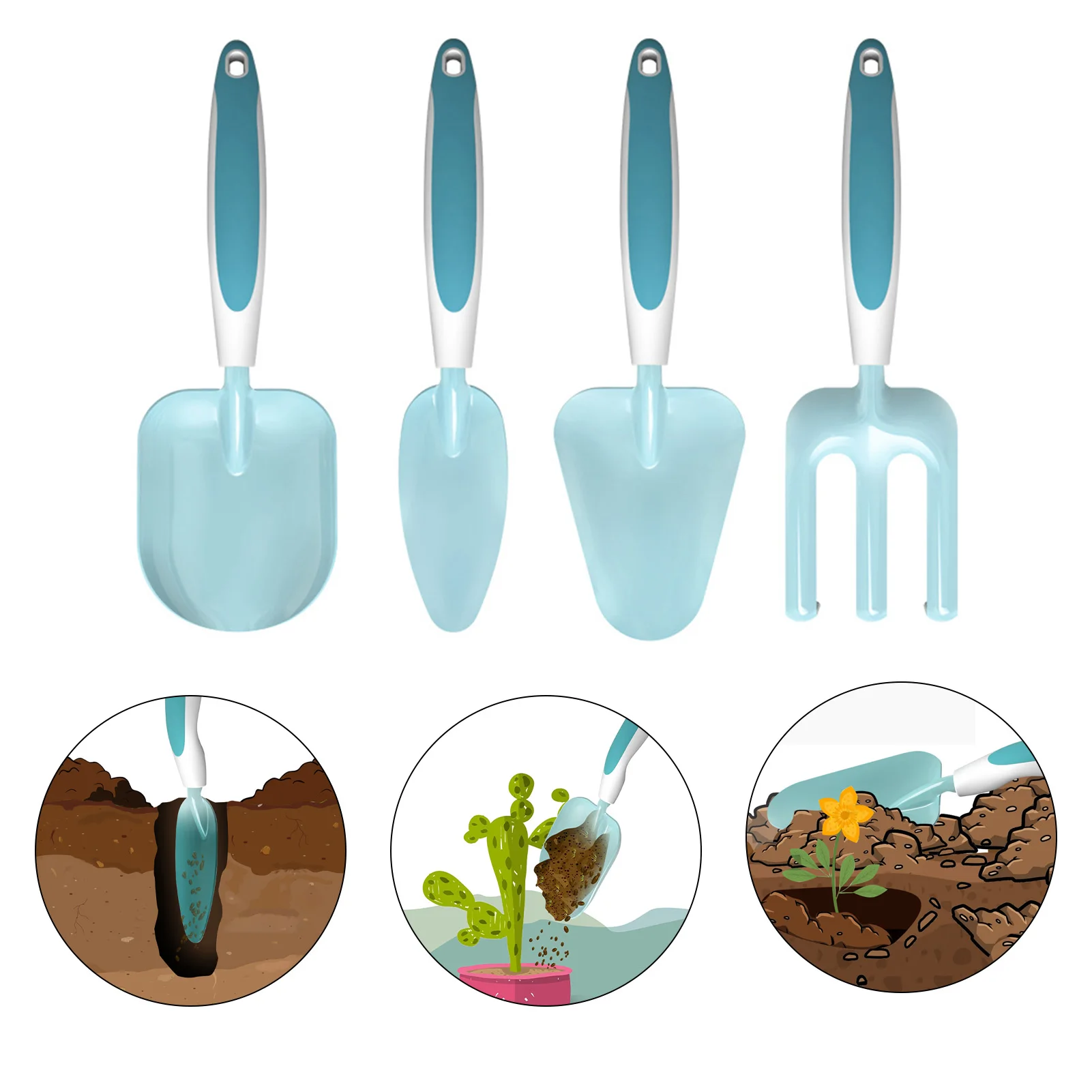 

Kids Gardening Tools Set Outdoor Planting Toy Kit Includes Shovel Rake Watering Can Gloves Apron Storage Bag Educational