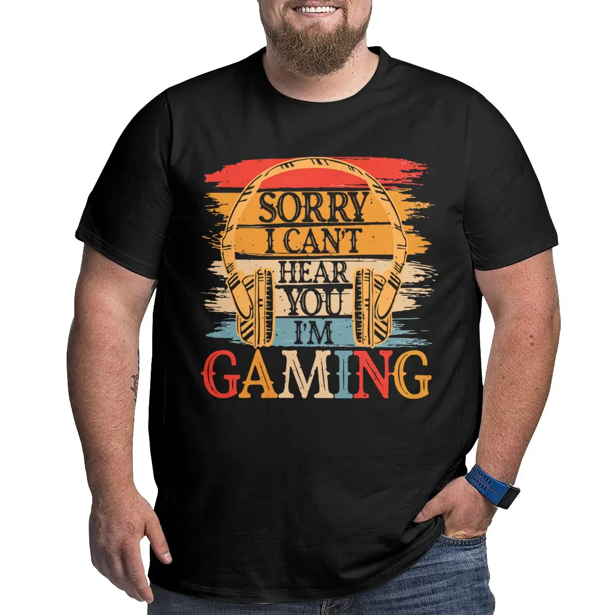 Извините, я не могу вас слышать, я играю футболку для мужчин, подарки для геймеров, Уникальная футболка с коротким рукавом, Одежда большого р...
Извините, я не могу вас слышать, я играю футболку для мужчин, подарки для геймеров, Уникальная футболка с коротким рукавом, Одежда большого р...