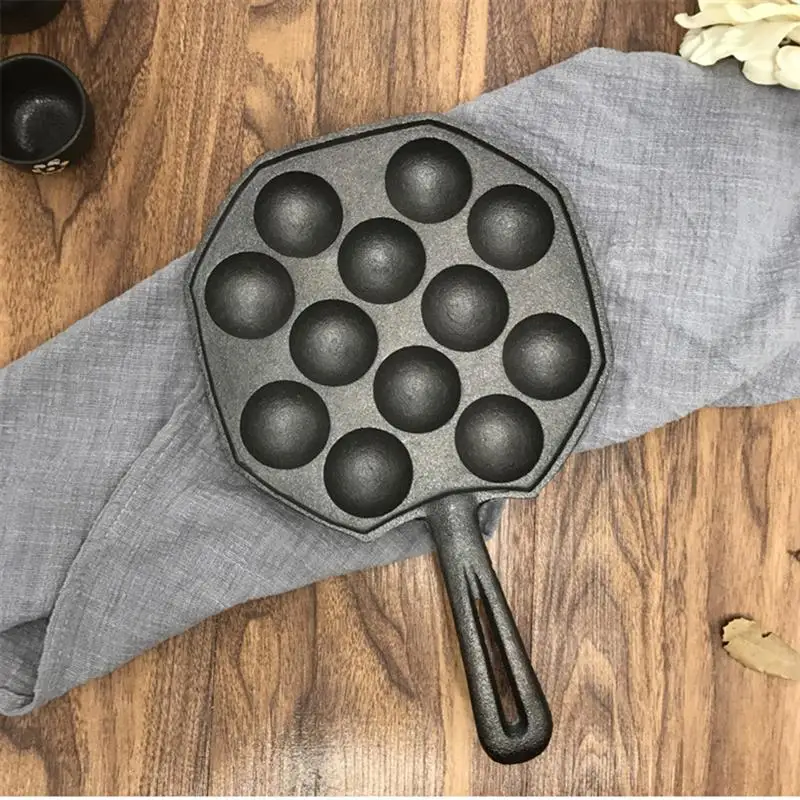 

Форма для сковороды, чугунная форма в виде осьминога с 12 картриджами, антипригарная форма для выпечки, поднос, кухонные инструменты для готовки