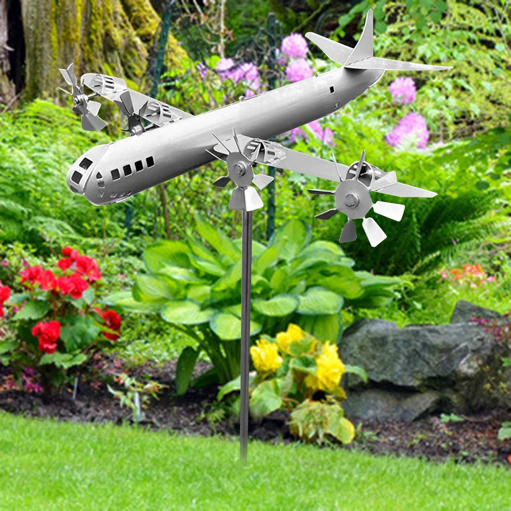 B-29 Metal Airplane Windmill Fortress Aircraft Metal Wind Spinner Outdoor Decor 3D Cool Wind Catcher Garden Art Decoration
B-29 Metal Airplane Windmill Fortress Aircraft Metal Wind Spinner Outdoor Decor 3D Cool Wind Catcher Garden Art Decoration
