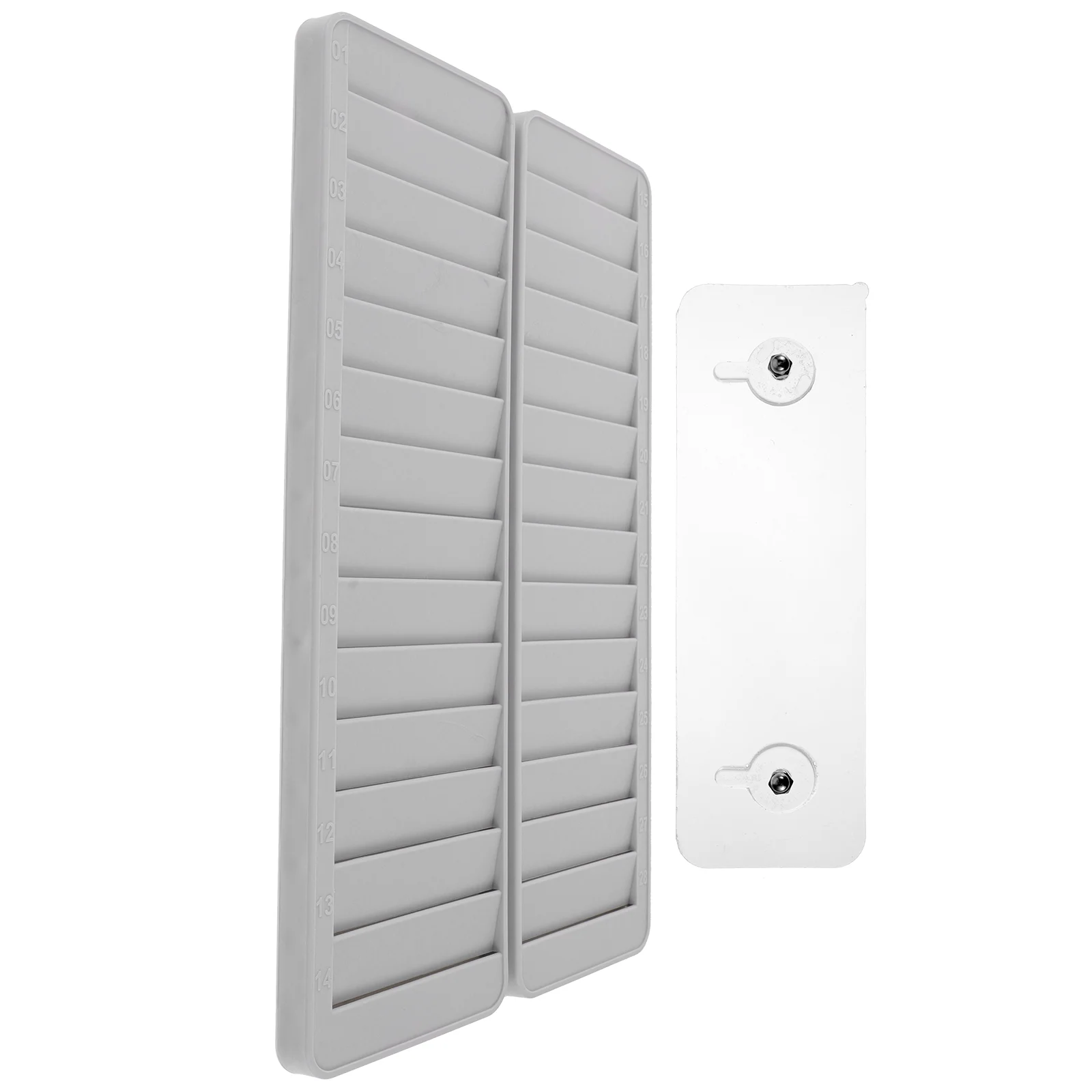 Material Card Rack Plastic Business Holder Office Cards Time Wall Mount Attendance Storage Timing Supply 28-slots
Material Card Rack Plastic Business Holder Office Cards Time Wall Mount Attendance Storage Timing Supply 28-slots