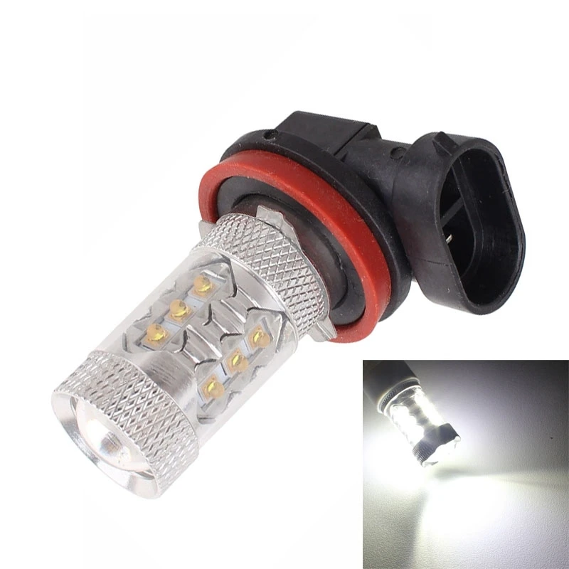 H11/H8 80W 800LM 6500K белый светильник 16-3535-LEDs автомобильный противотуманный светильник, постоянный ток, DC12-24V
H11/H8 80W 800LM 6500K белый светильник 16-3535-LEDs автомобильный противотуманный светильник, постоянный ток, DC12-24V