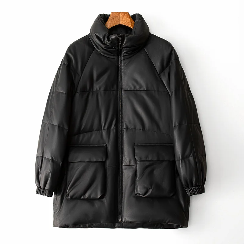 White Duck Down autumn/winter New Leather Down Coat 2023 Fashion Hooded Sheepskin Coat Women
White Duck Down autumn/winter New Leather Down Coat 2023 Fashion Hooded Sheepskin Coat Women