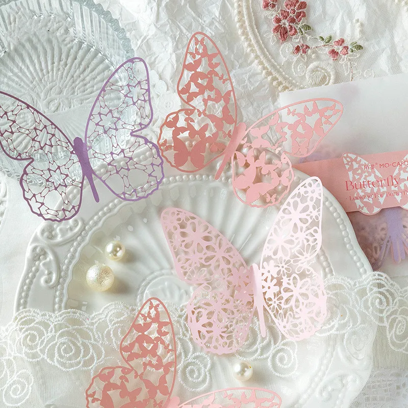 6 Sheets Material Paper Hollow Butterfly Lace Scrapbooking Decoration Craft DIY Collage Handmade Journal Supplies Art Paper
6 Sheets Material Paper Hollow Butterfly Lace Scrapbooking Decoration Craft DIY Collage Handmade Journal Supplies Art Paper