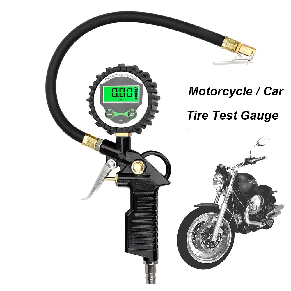 Digital LCD Display Car EU Tire Air Pressure Inflator Gauge Inflation Monitoring Manometer LED Backlight Vehicle Tester
Digital LCD Display Car EU Tire Air Pressure Inflator Gauge Inflation Monitoring Manometer LED Backlight Vehicle Tester