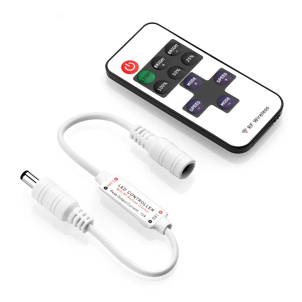 Wireless LED Remote Control LED Dimmer Remote Control Durable For 12V DC LED Lamps For LED Stripes High Quality
Wireless LED Remote Control LED Dimmer Remote Control Durable For 12V DC LED Lamps For LED Stripes High Quality