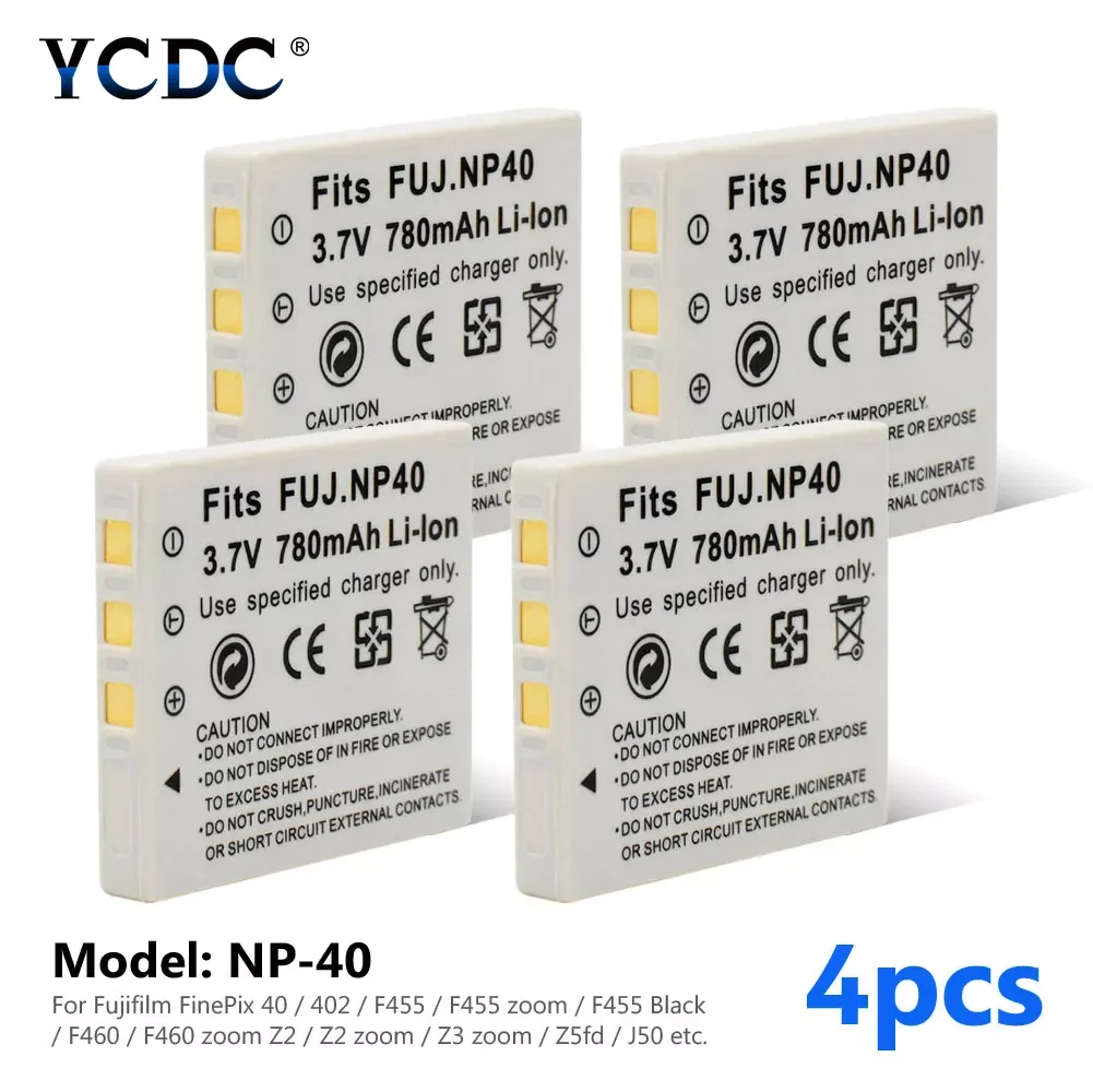 Premium NP-40 Lithium ion 780mAh 3.7V Rechargeable Digital Batteries For Fuji Single Lens Reflex F402 F455 F460 F480
Premium NP-40 Lithium ion 780mAh 3.7V Rechargeable Digital Batteries For Fuji Single Lens Reflex F402 F455 F460 F480