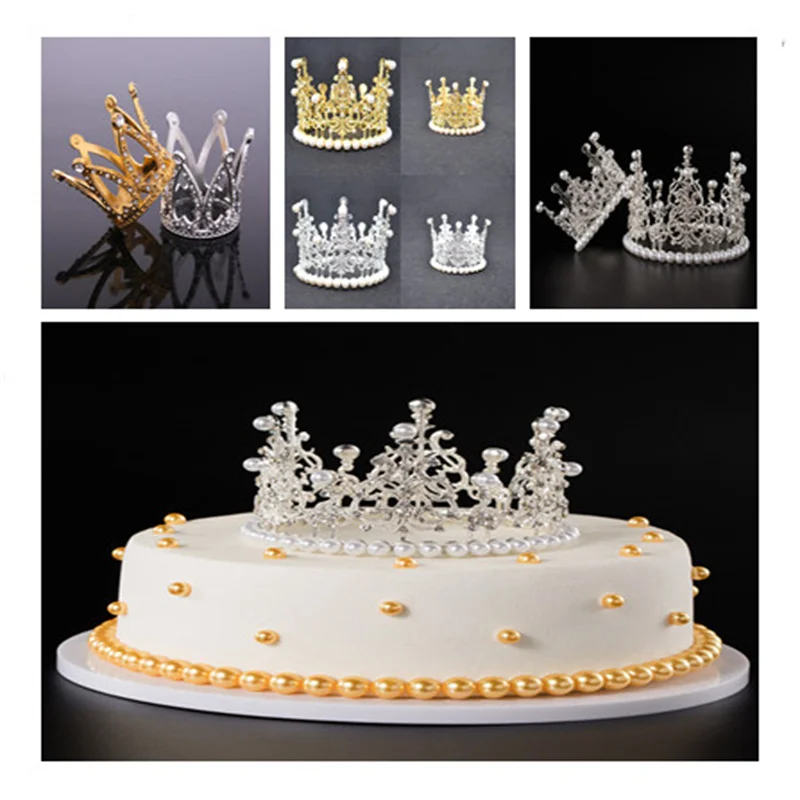 Mini Crown Princess Topper Crystal Pearl Tiara Children Hair Ornaments For Wedding Birthday Party Cake Decorating Tools
Mini Crown Princess Topper Crystal Pearl Tiara Children Hair Ornaments For Wedding Birthday Party Cake Decorating Tools