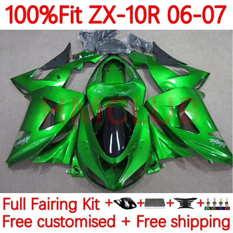 Injection Kit For KAWASAKI NINJA ZX-10R ZX 10R 1000 CC 10 R 1000CC ZX10R 2006 2007 ZX1000 06 07 OEM Fairing 69No.78 green metal
Injection Kit For KAWASAKI NINJA ZX-10R ZX 10R 1000 CC 10 R 1000CC ZX10R 2006 2007 ZX1000 06 07 OEM Fairing 69No.78 green metal