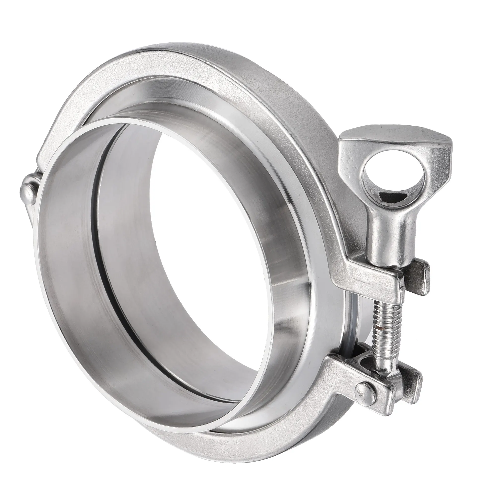 Uxcell Vacuum Pipe Clamp Kit, 3.5" Clip with 3.5" Ferrule and White Silicone Gasket, 304 Stainless Steel Single Pin
Uxcell Vacuum Pipe Clamp Kit, 3.5" Clip with 3.5" Ferrule and White Silicone Gasket, 304 Stainless Steel Single Pin