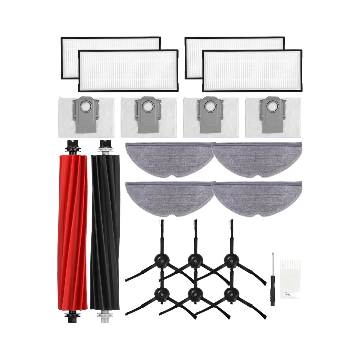 For Roborock S8 Pro Ultra Main Side Brush Filter Mop Cloth Dust Bags for Roborock S8 / S8+ Vacuum Cleaner Spare Parts
For Roborock S8 Pro Ultra Main Side Brush Filter Mop Cloth Dust Bags for Roborock S8 / S8+ Vacuum Cleaner Spare Parts