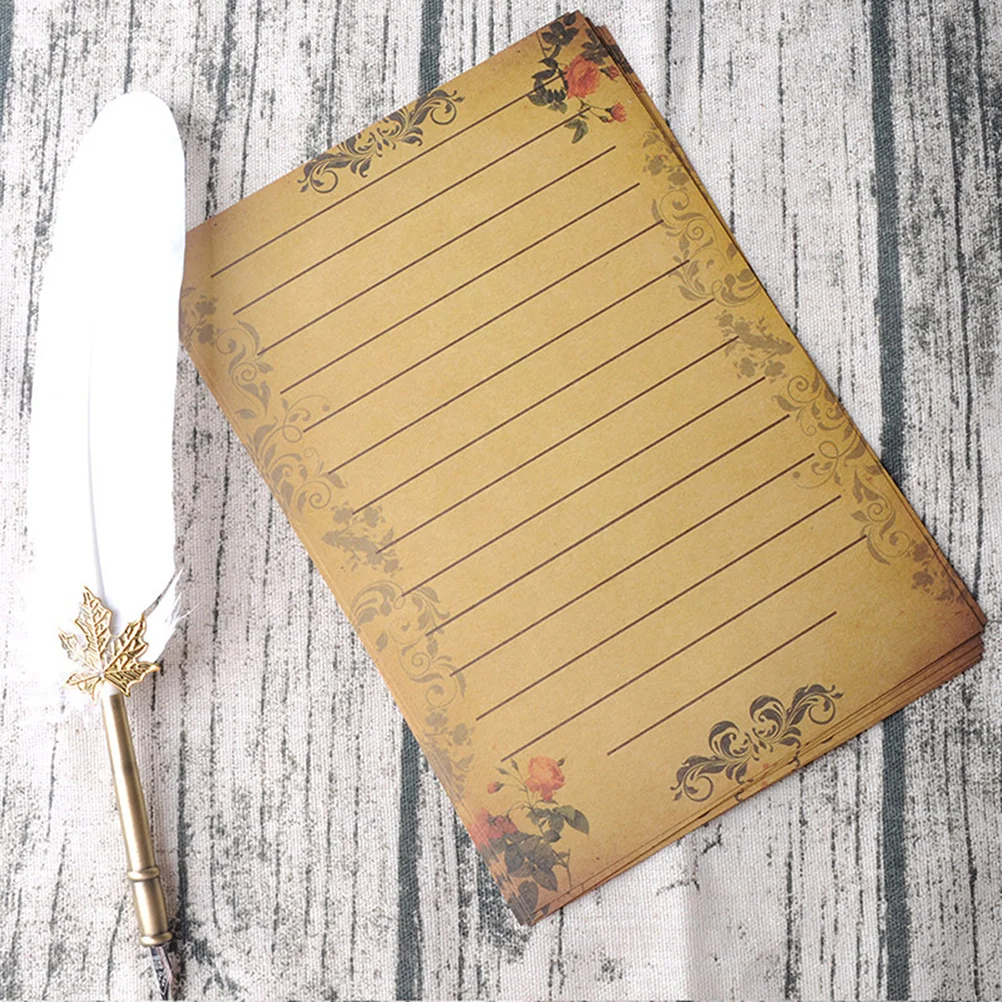 56Pcs Kraft Paper Retro Writing Paper Vintage Letter Paper Stationery Set (7 Colors)
56Pcs Kraft Paper Retro Writing Paper Vintage Letter Paper Stationery Set (7 Colors)