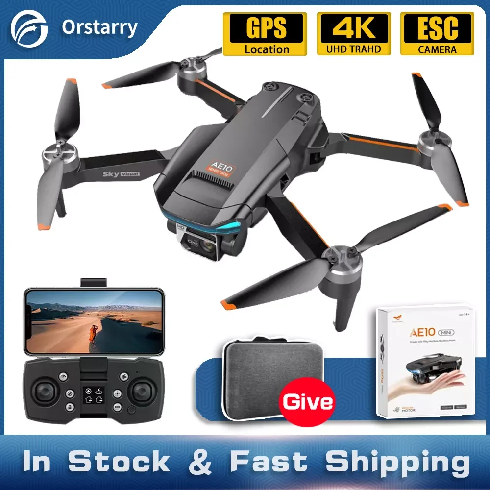 Mini Drone Profesional Camera 4K Folding Quadcopter GPS Brushless Dron Definition Aerial Photography RC Aircraft Toy Gifts
Mini Drone Profesional Camera 4K Folding Quadcopter GPS Brushless Dron Definition Aerial Photography RC Aircraft Toy Gifts