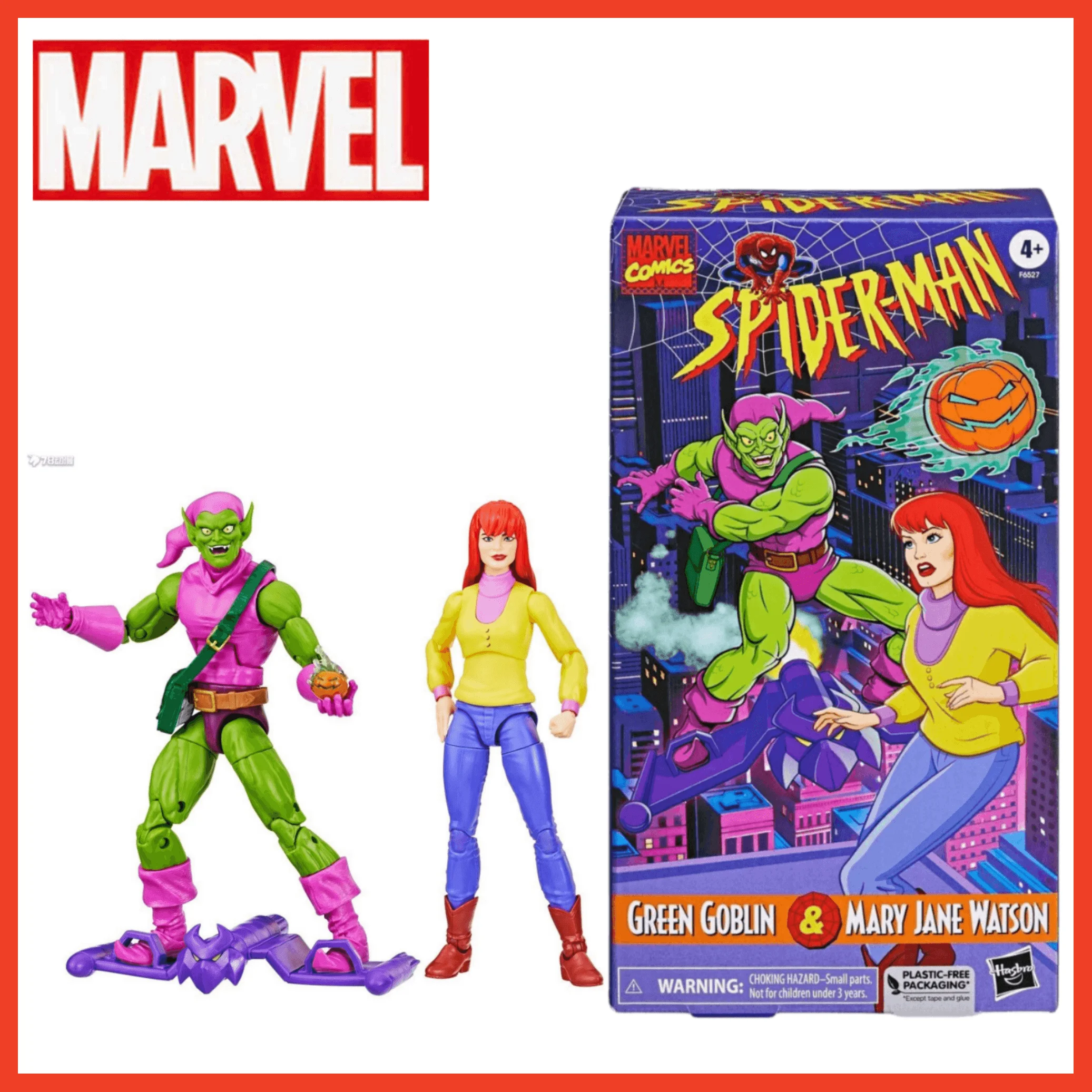Экшн-фигурки Hasbro, серия Marvel Legends, Мэри Джейн Ватсон и Зеленый Гоблин, 2 шт. в упаковке, коллекционная игрушка, 6-дюймовый подарок
Экшн-фигурки Hasbro, серия Marvel Legends, Мэри Джейн Ватсон и Зеленый Гоблин, 2 шт. в упаковке, коллекционная игрушка, 6-дюймовый подарок