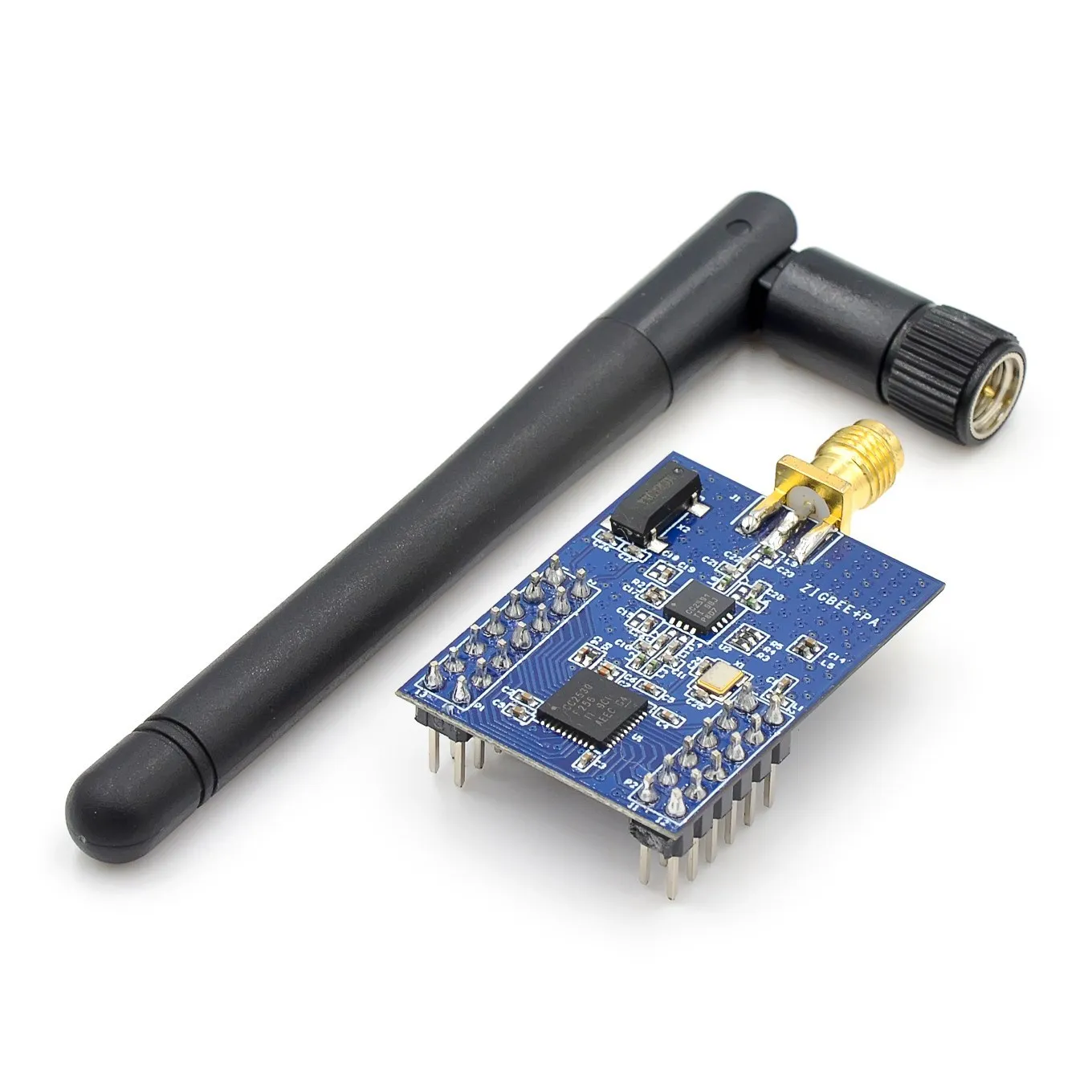 ZigBee module wireless PA power amplifier development board SMA antenna CC2530+CC2591 iot hardware
ZigBee module wireless PA power amplifier development board SMA antenna CC2530+CC2591 iot hardware