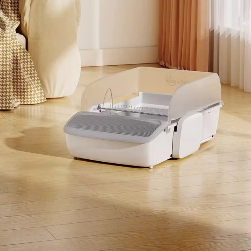 Automatic Sandbox Cat Bedpan Big Intelligence Self Cleaning Openness Cat Bedpan Toilet Leak Proof Arenero Gatos Sand Box QF50CB
Automatic Sandbox Cat Bedpan Big Intelligence Self Cleaning Openness Cat Bedpan Toilet Leak Proof Arenero Gatos Sand Box QF50CB
