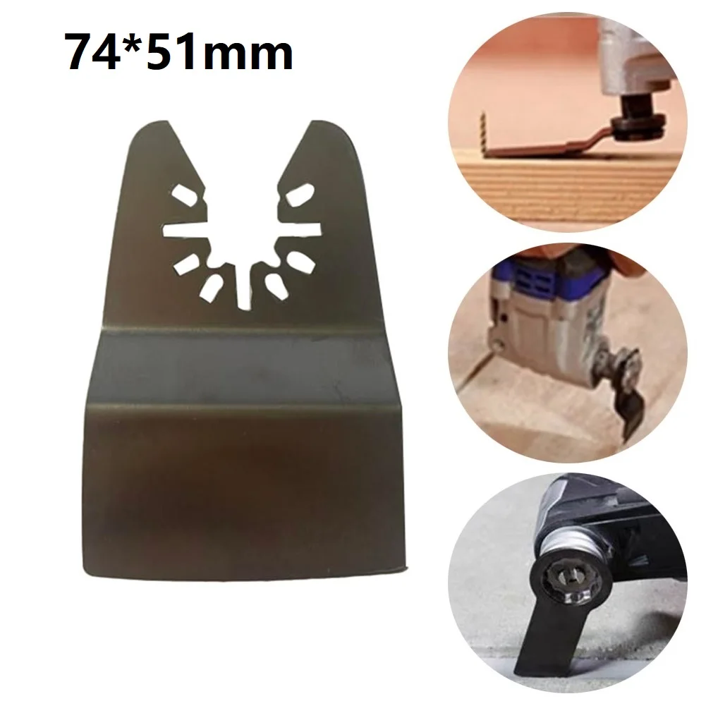Oscillating Saw Blade 74*51mm MultiTool Blade HCS For Metal Wood Plastic Cutting Hole Opening Woodworking Power Tool Accessories
Oscillating Saw Blade 74*51mm MultiTool Blade HCS For Metal Wood Plastic Cutting Hole Opening Woodworking Power Tool Accessories
