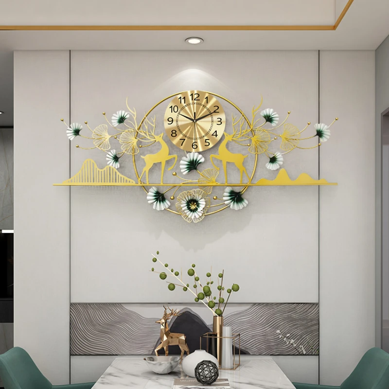 Living Room New Design Wall Watches Deer Decor Home Fashion Personality Wall Hanging Clock Luxury Ornament Home Accessories
Living Room New Design Wall Watches Deer Decor Home Fashion Personality Wall Hanging Clock Luxury Ornament Home Accessories