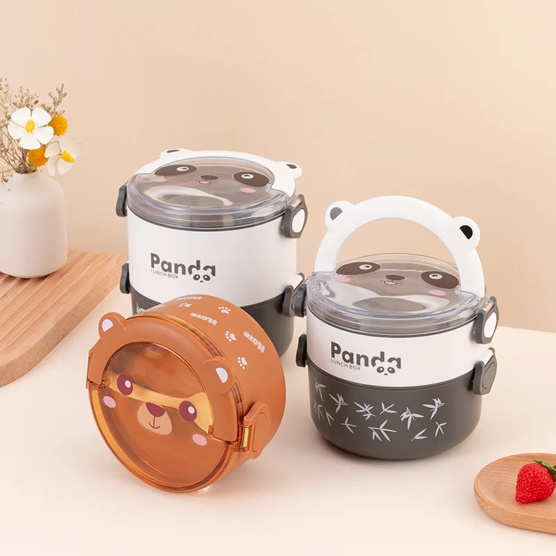 Cute Cartoon Lunch Box for Kids Portable Picnic Food Storage Containers Snack Box Japanese Style Bento Box with Tableware
Cute Cartoon Lunch Box for Kids Portable Picnic Food Storage Containers Snack Box Japanese Style Bento Box with Tableware