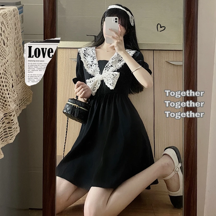 Lace Doll Neck Dress Women Summer French Stunning Design Thin 2022 Short Skirt Za Fashion Sundress Vestido Frock Clothes Vintage
Lace Doll Neck Dress Women Summer French Stunning Design Thin 2022 Short Skirt Za Fashion Sundress Vestido Frock Clothes Vintage