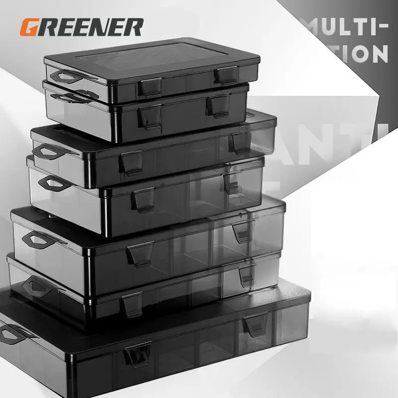 Green Forest Tool Organizer Box Transparent Boxes Plastic Electronics Lattice Small Screw Storage Tools Packaging
Green Forest Tool Organizer Box Transparent Boxes Plastic Electronics Lattice Small Screw Storage Tools Packaging