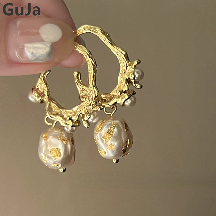 Fashion Jewelry 925 Silver Needle Geometric Metal Simulated Pearl Drop Earrings For Women Girl Ear Accessories Celebration Gift
Fashion Jewelry 925 Silver Needle Geometric Metal Simulated Pearl Drop Earrings For Women Girl Ear Accessories Celebration Gift